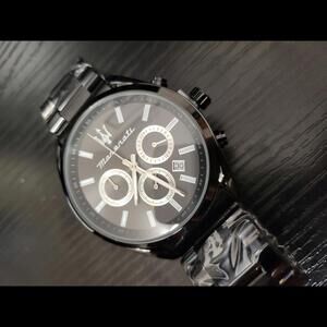 NEW AUTHENTIC Maserati Competizione Black‎ Ceramic Men's Watch